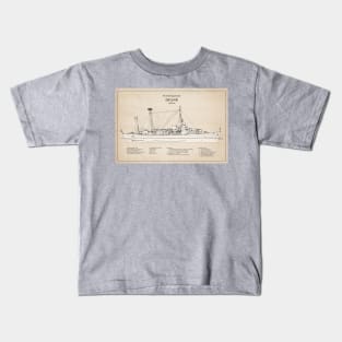 Duane wpg-33 United States Coast Guard Cutter - SBD Kids T-Shirt